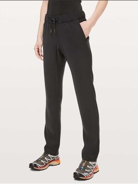 Lululemon On The Fly Pant pants *Woven Full Length 31" W5BT6S Black 8